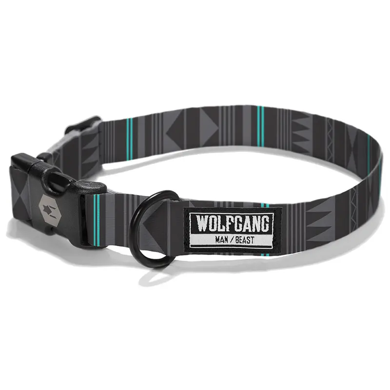 Coastal Drop Wolfgang Venture NightOwl Medium Dog Collar 12-18"