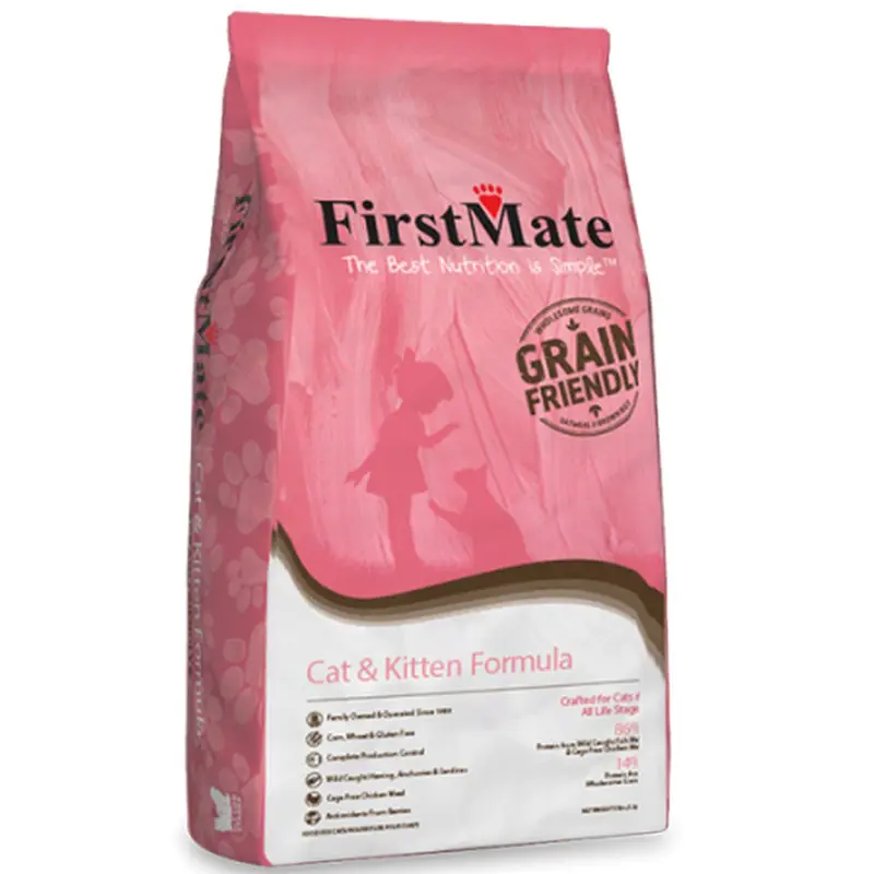 First Mate Grain Friendly Cat Kitten Food 5lb