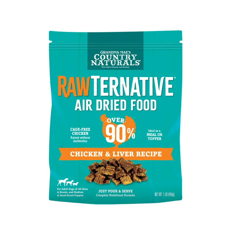 Grandma Mae's Rawternative  Air Dried Dog Food 1lb