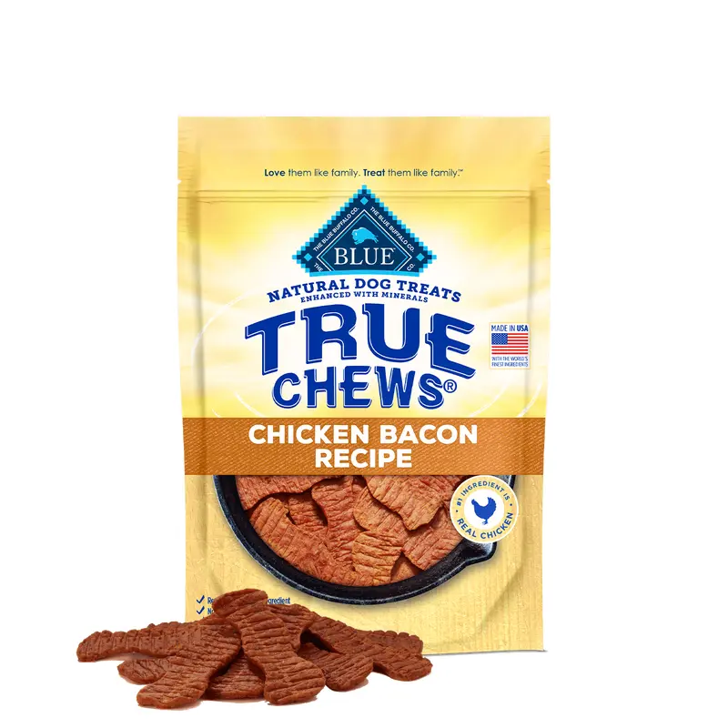 Blue Buffalo True Chews Premium Chicken and Bacon Dog Treats (12oz)