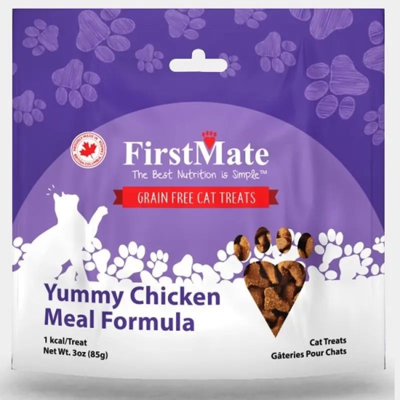 First Mate Yummy Chicken Meal Treats For Cats 3oz