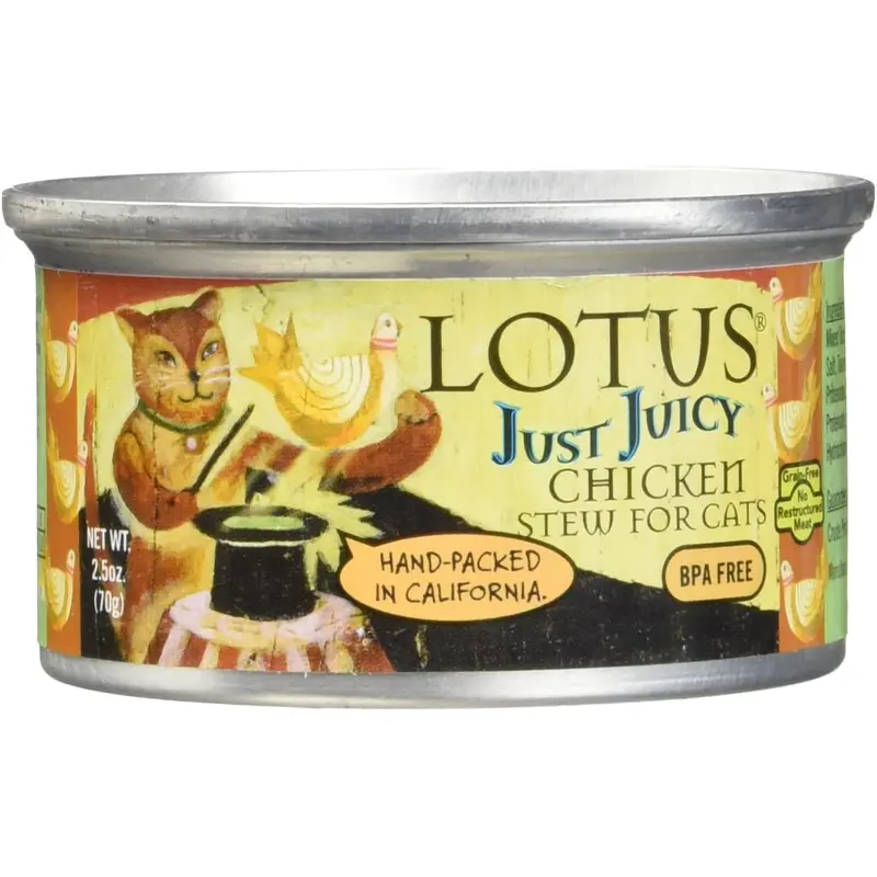 Lotus Cat Just Juicy Chicken Stew 2.5oz
