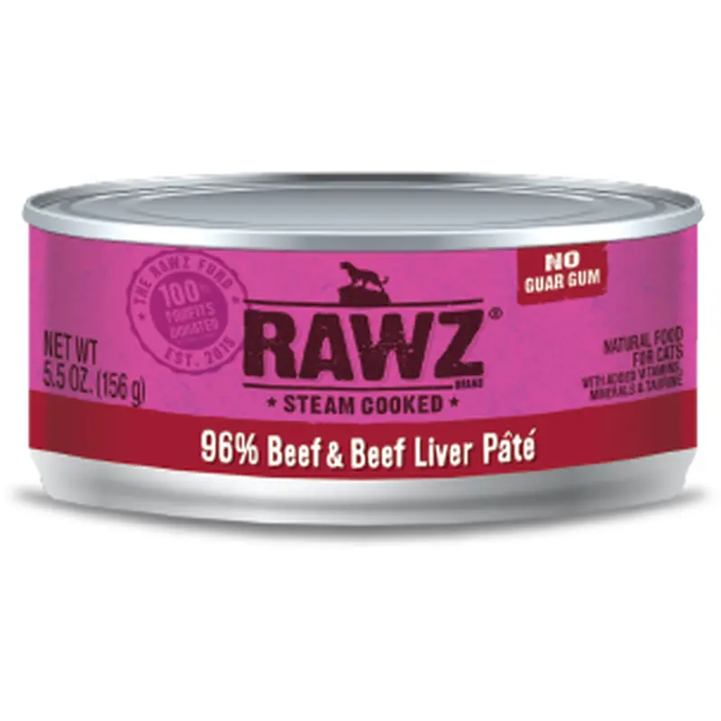 Rawz Cat 96% Beef & Beef Liver Pate