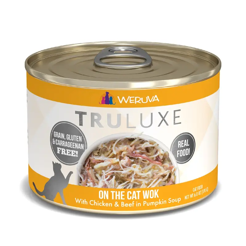 Weruva Truluxe Cat food 6oz Can Steak Frites 6 oz