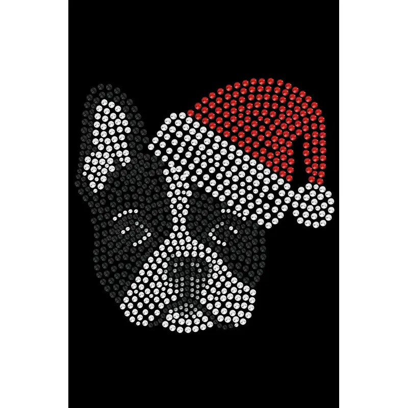Boston Terrier with Santa Hat - Custom Tutu