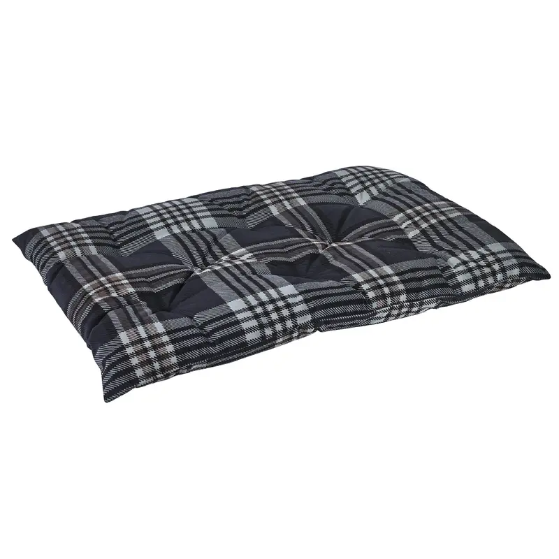 Greystone Tartan Tufted Cushion