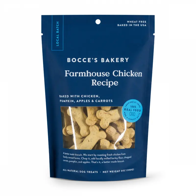 Bocce's Bakery Farmhouse Chicken All Natural Dog Biscuits