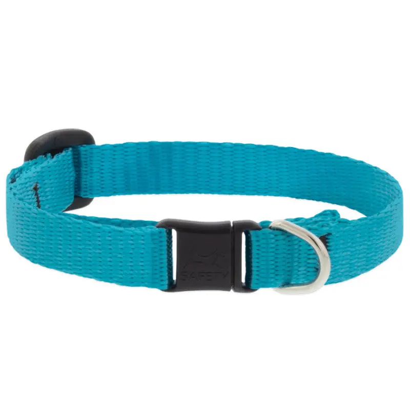 Lupine Safety Cat Collar 1/2" x 8-12" Aqua