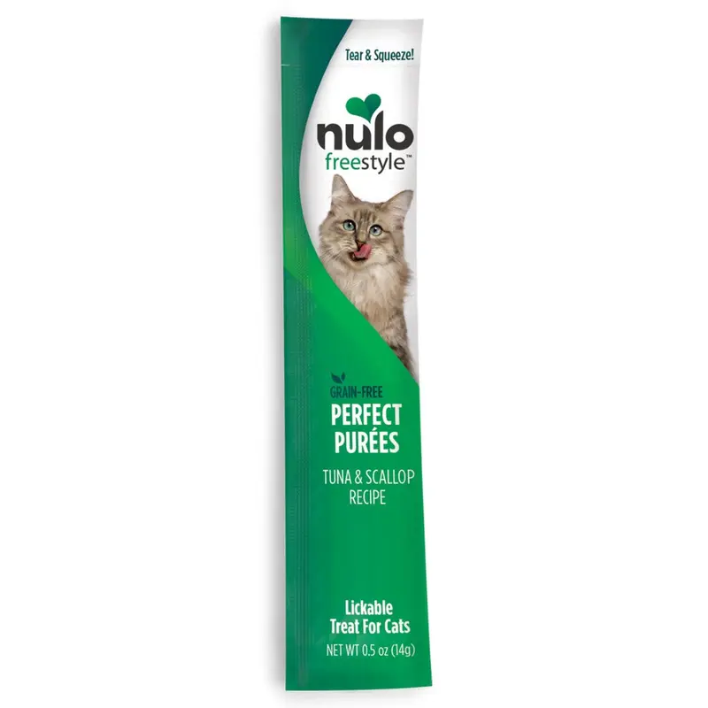 Nulo Freestyle Perfect Puree Tuna & Scallop Recipe Cat Treats 0.5oz