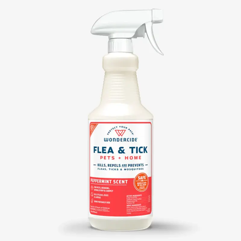 Wondercide Flea & Tick Spray  For Pets & Home With Natural Essential Oils - Peppermint