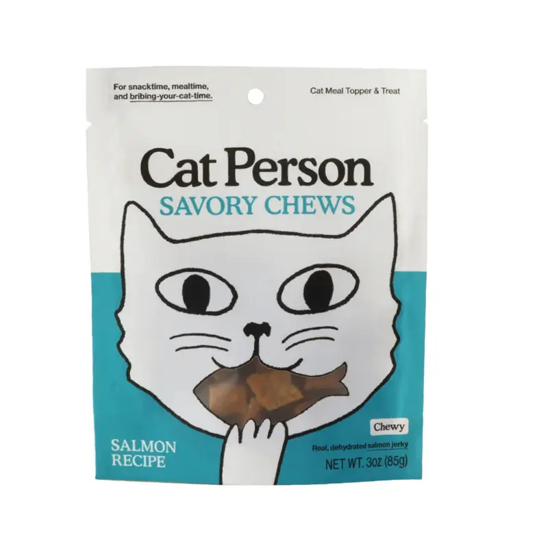 Cat Person Savory Chews Salmon Treat