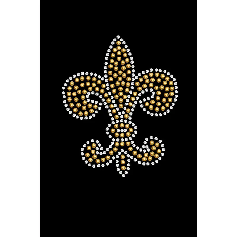 Fleur de Lis (Gold Rhinestuds) - Custom Tutu