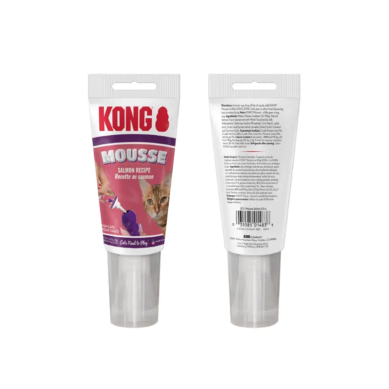 Kong Cat Treat Mousse Salmon 2.5 oz