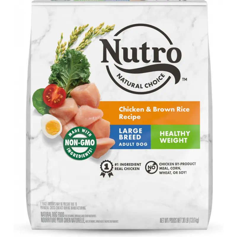 Nutro Wholesome Essentials Healthy Weight Large Breed Adult Farm-Raised Chicken, Rice & Sweet Potato Dry Dog Food