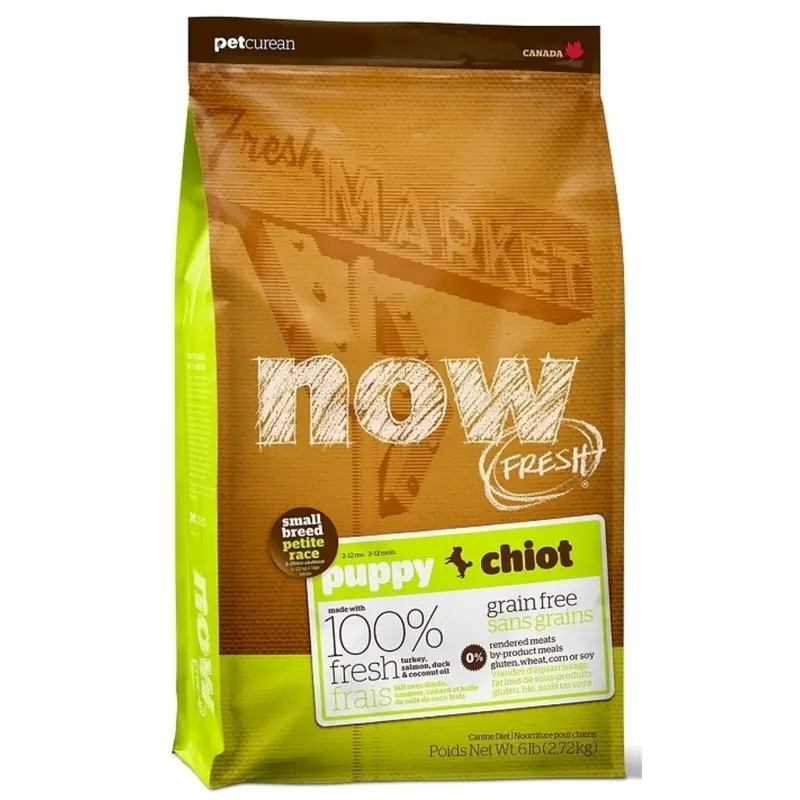 Petcurean Now! Fresh Grain Free Small Breed Puppy Dry Dog Food