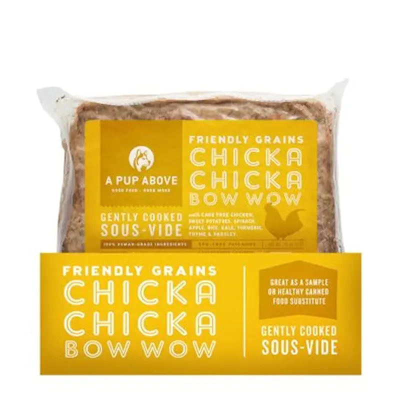 A Pup Above Gently Cooked Dog Food With Friendly Grains - Chicka Chicka Bow Wow - 1lb Bag
