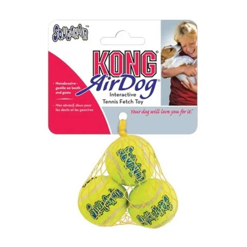 Kong Squeaker Tennis Ball 3 Pack