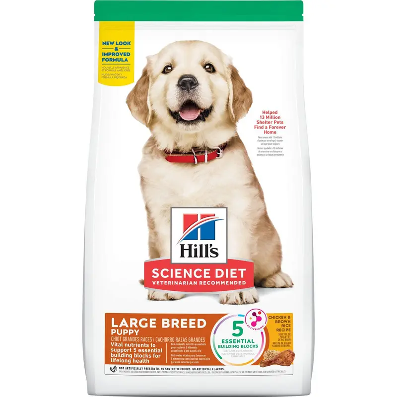 Science Diet Puppy Large Breed Chicken & Brown Rice Dry Dog Food 27.5lb