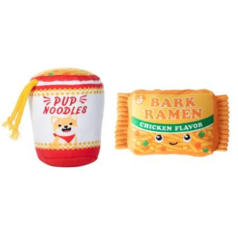 Fringe Nothin' But Noodles Plush Dog Toys Set of 2