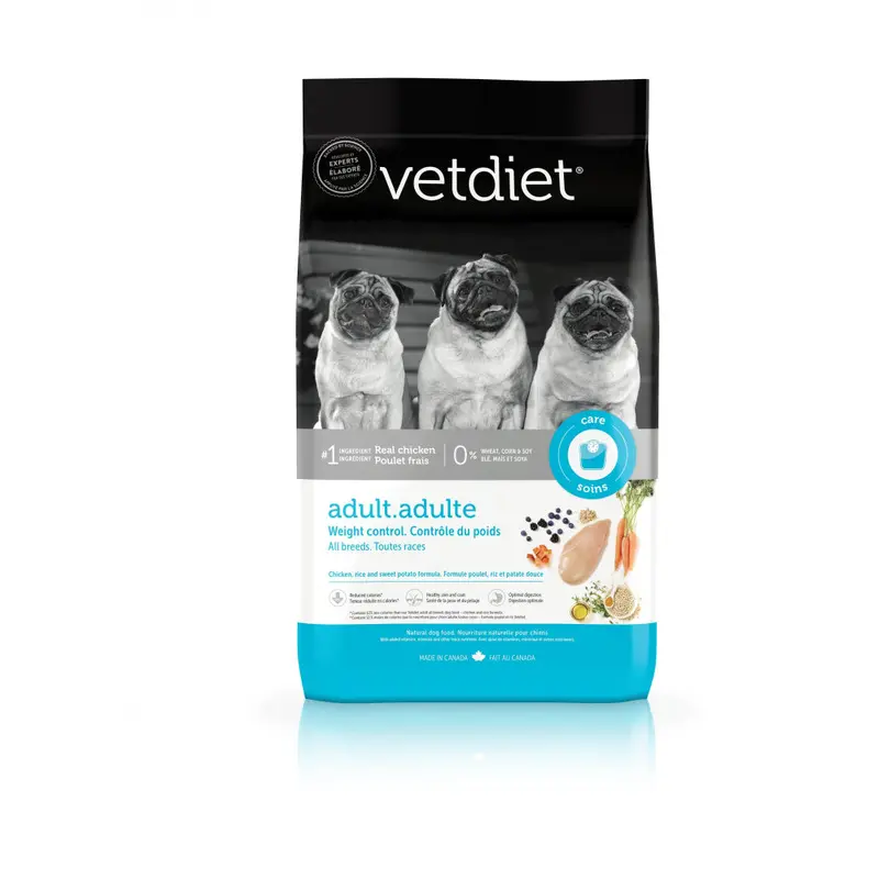 Vetdiet Chicken & Rice Formula Adult Weight Control All Breeds Dry Dog Food