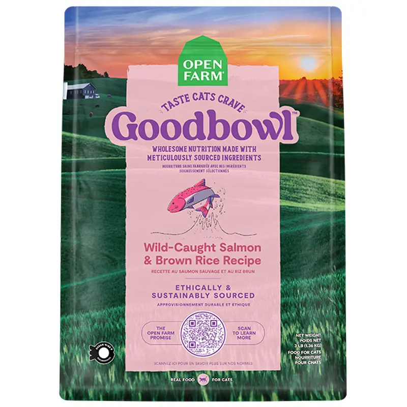 Open Farm Cat GoodBowl Salmon & Brown Rice 7 lb