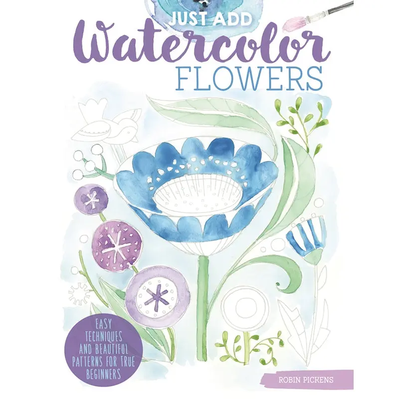Just Add Watercolor Flowers