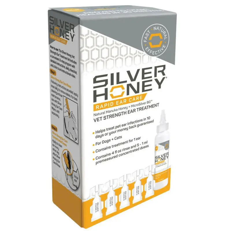Silver Honey: Rapid Ear Care: Vet Strength Ear Treatment for All Animals