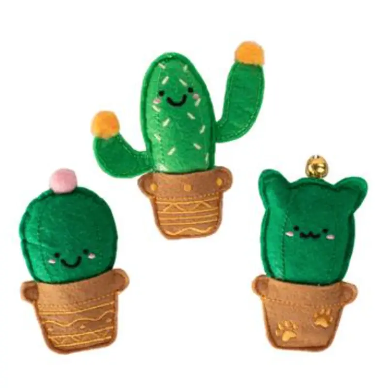 Fringe Cat-us Friends Mini Cat Toys Set of 3