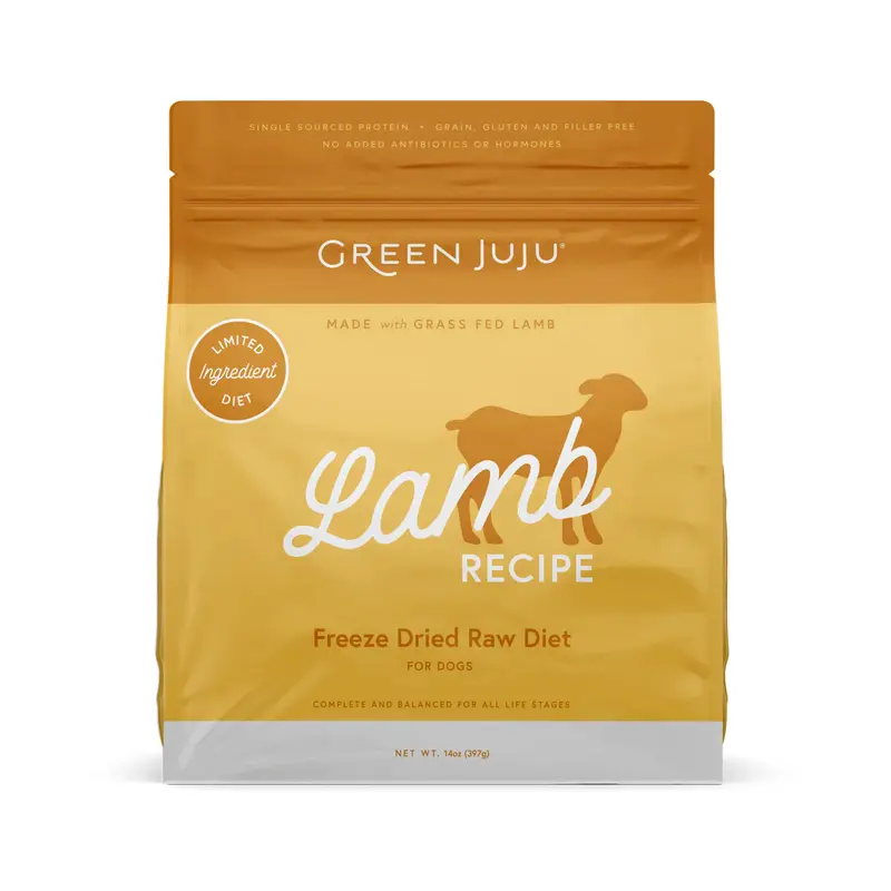 Green Juju Freeze Dried Limited Ingredient Lamb 14 oz.