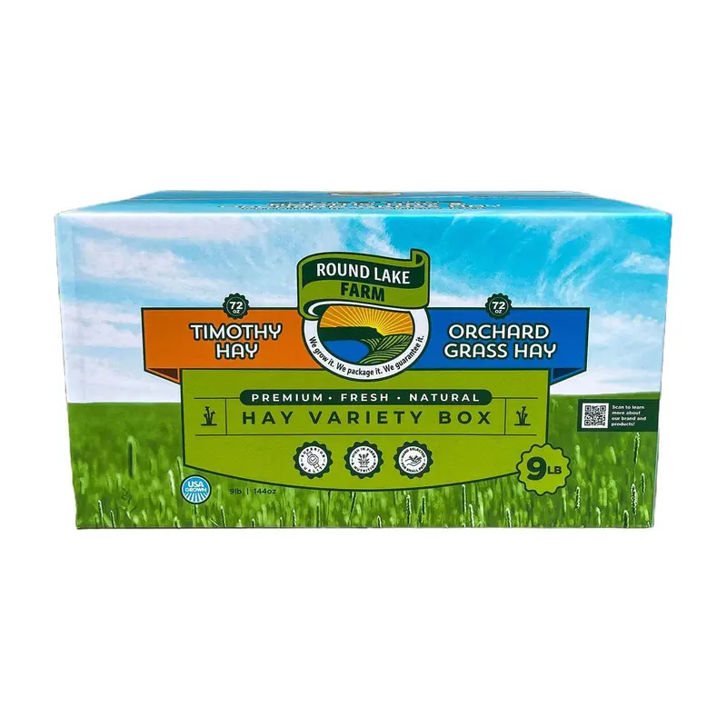 Round Lake Farm Timothy Orchard Grass Hay 9lb