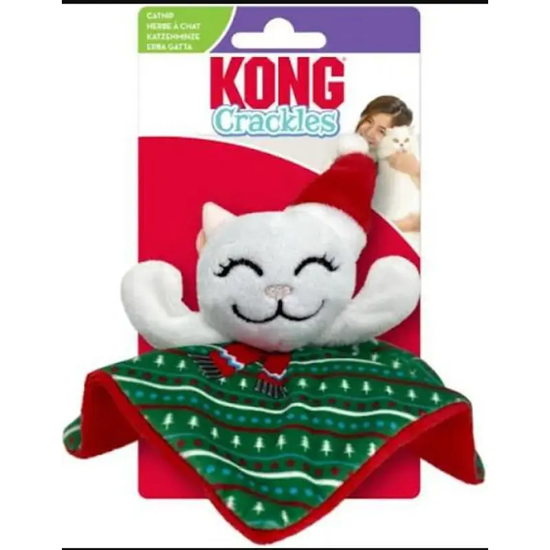 Kong Holiday Santa Kitty Cat Toy
