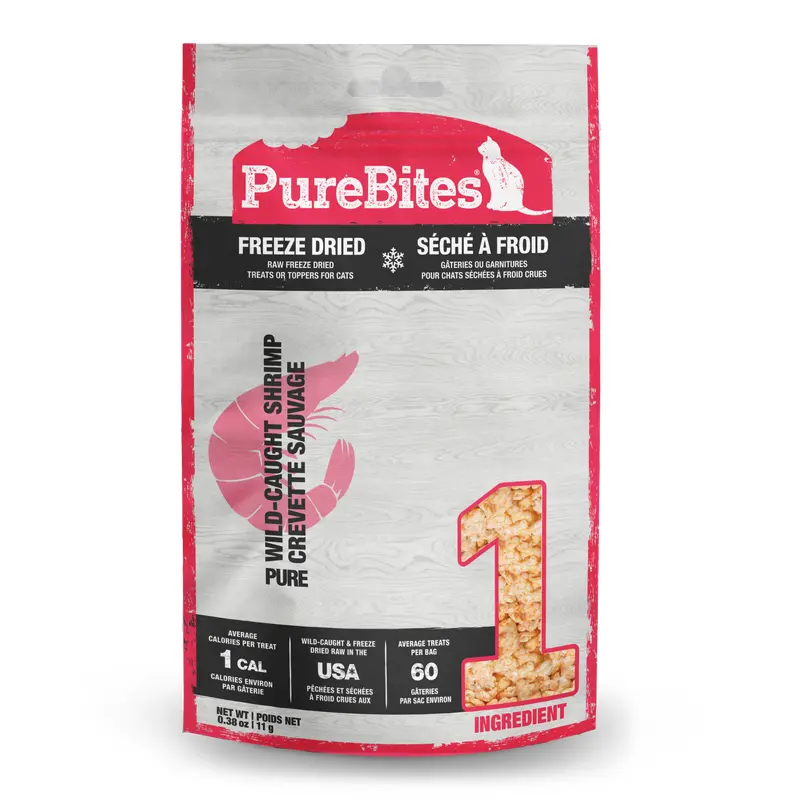 PureBites Freeze Dried Shrimp Cat Treats 3oz