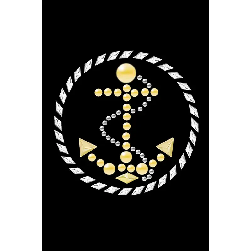 Anchor Circle (Nailhead)  - Bandanna