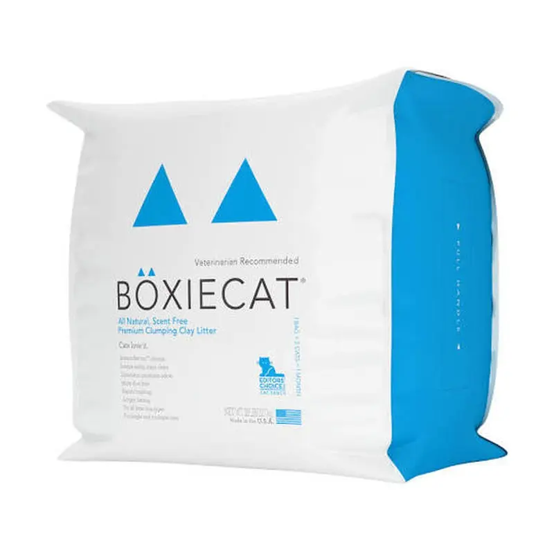Boxiecat Scent Free Premium Clumping Clay Cat Litter 28lb