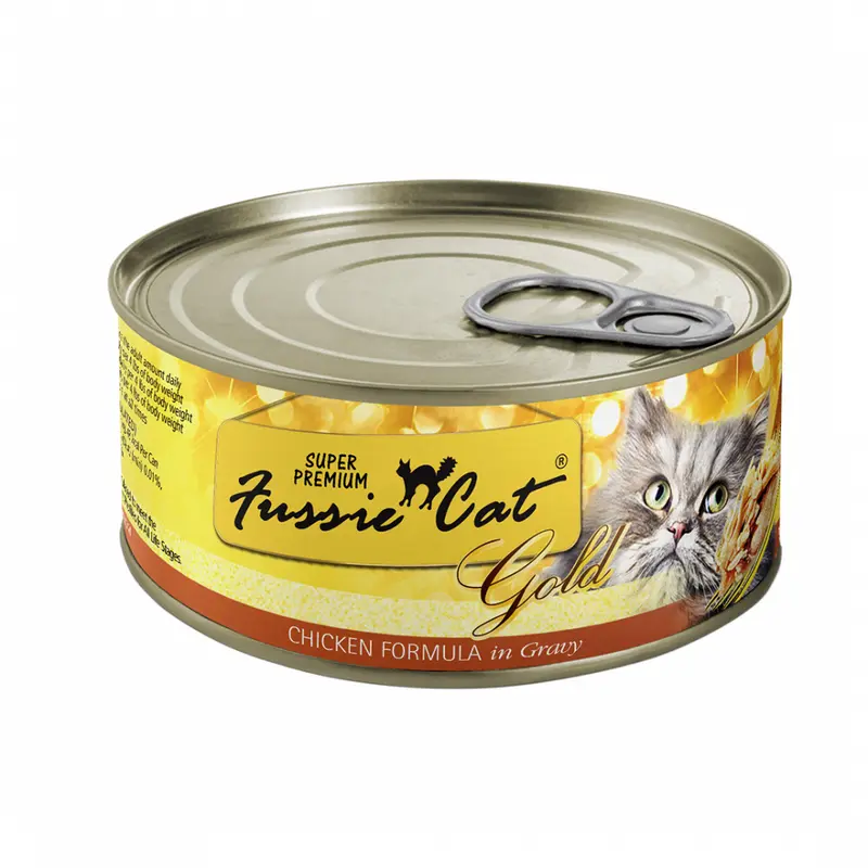 Fussie Cat Super Premium Grain Free Chicken Formula in Gravy Canned Food