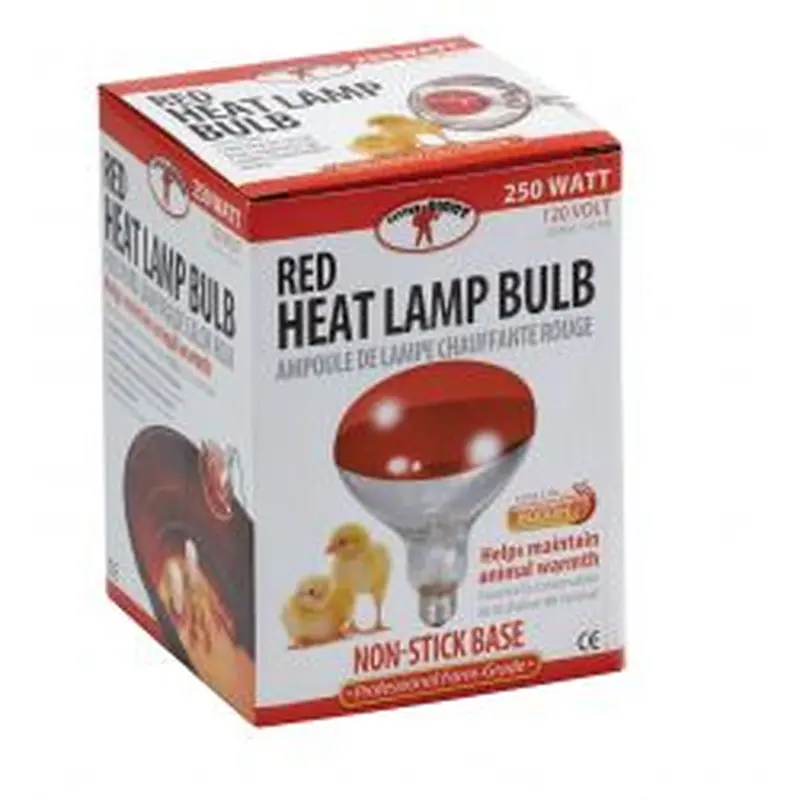 Little Giant Red Heat Lamp Bulb 250 Watt