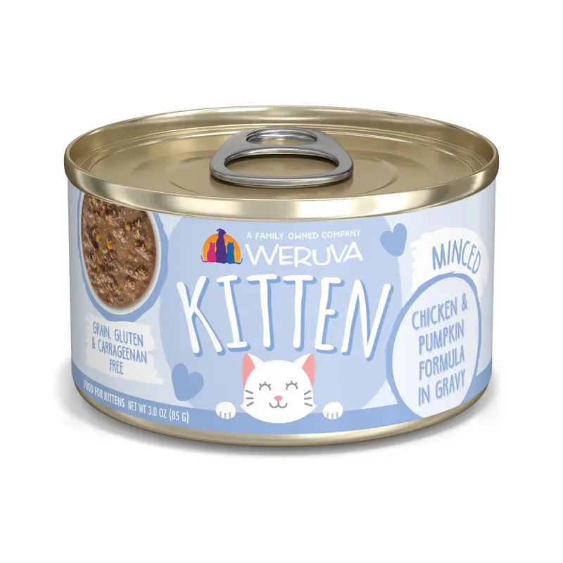 Weruva Kitten Chicken and Pumpkin in Gravy Wet Cat Food (3oz)