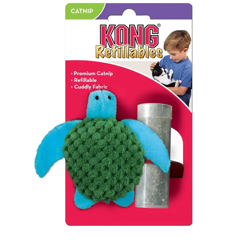 KONG Refillables Turtle Cat Toy