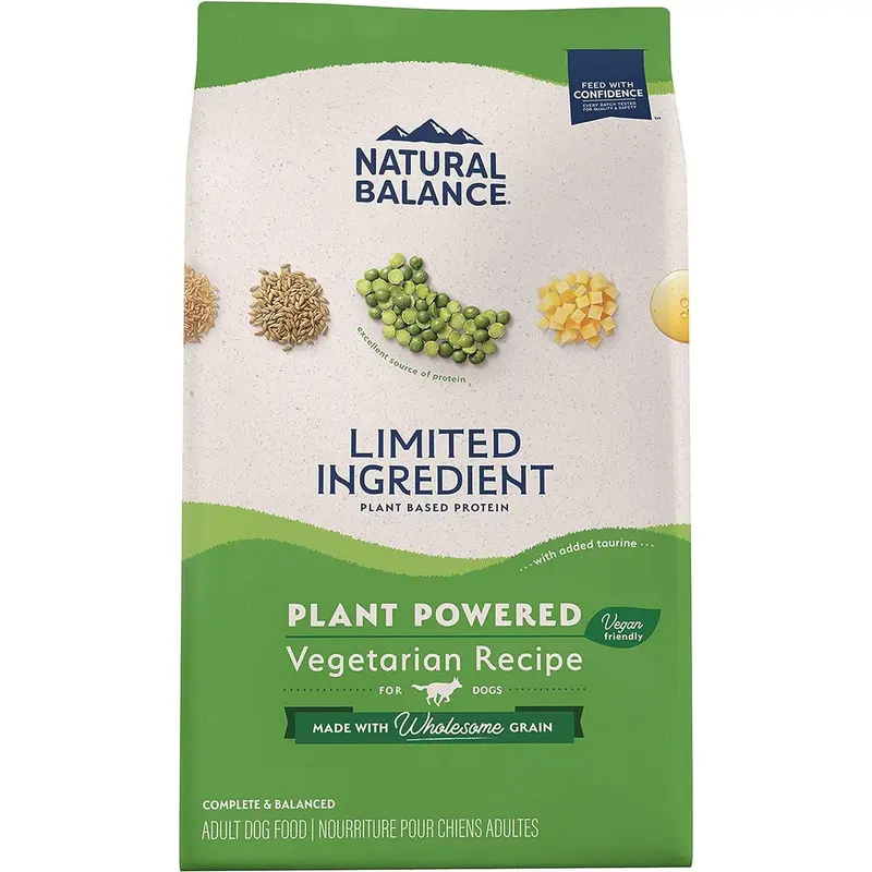 Natural Balance Dry Dog Food - Vegetarian - 12lb