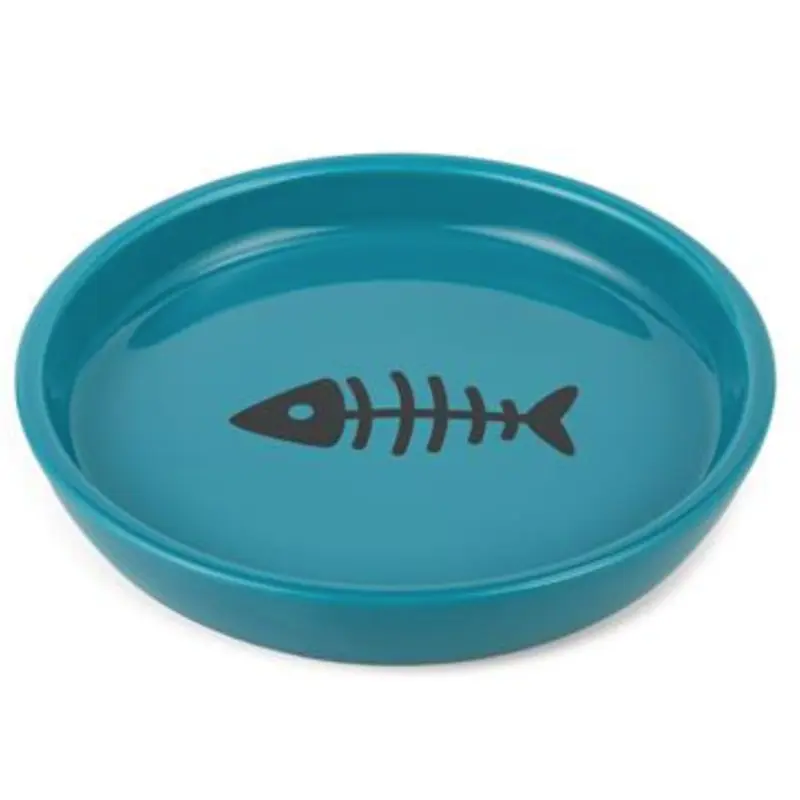 Park Life Designs Oscar Classic Round Cat Dish