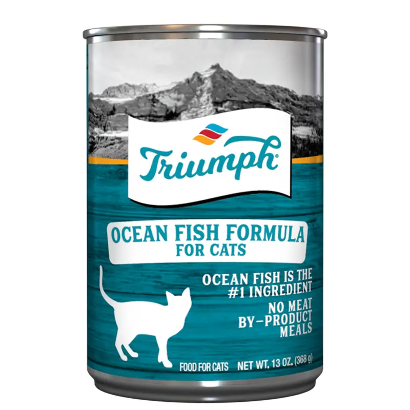 Triumph Ocean Fish Formula Cat Food 13oz can