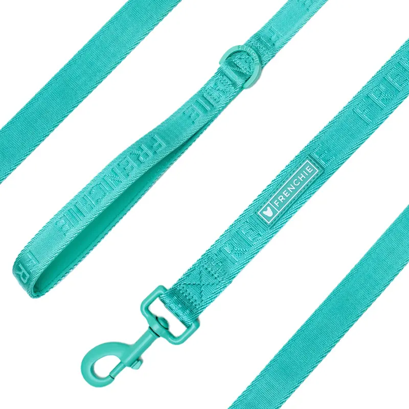 Frenchie Comfort Leash - Aqua