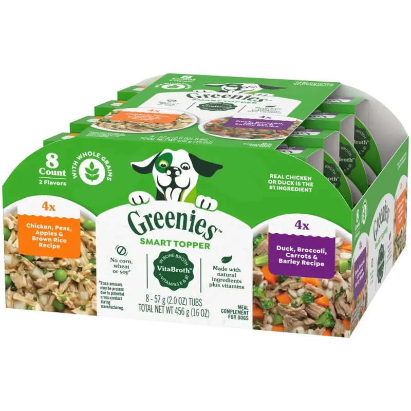 Greenies Smart Topper Dog Chicken & Duck Variety (16oz) (8 Pack)
