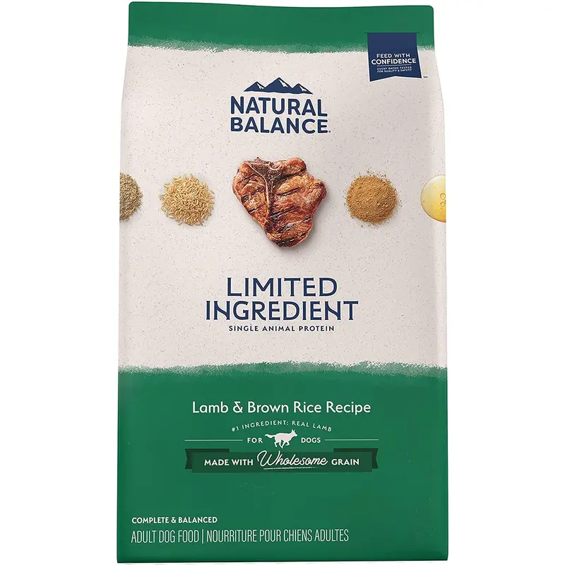Natural Balance LID Limited Ingredient Diet Dry Dog Food -  Lamb & Brown Rice - 24lb