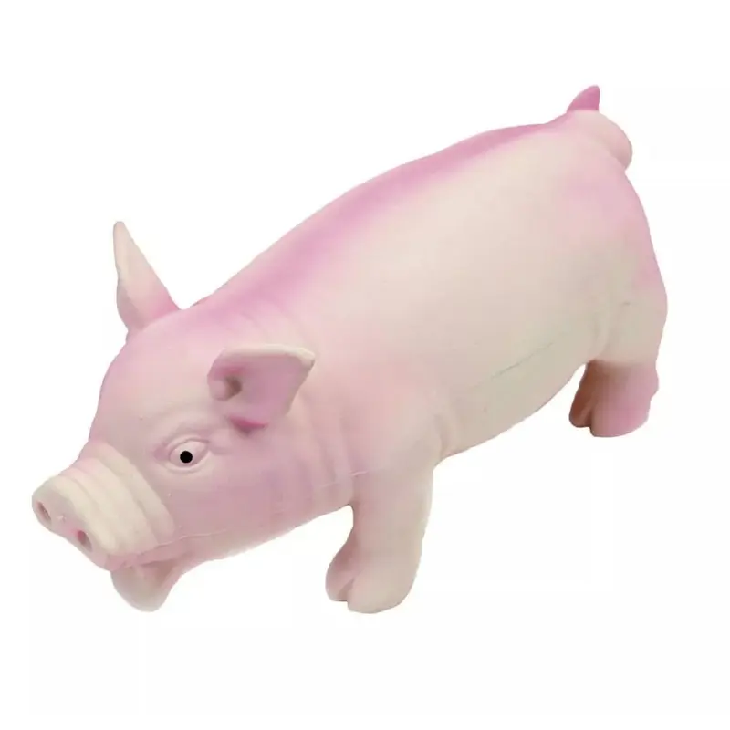 Rascals Grunt Dog Toy Pig Pink 7.5"