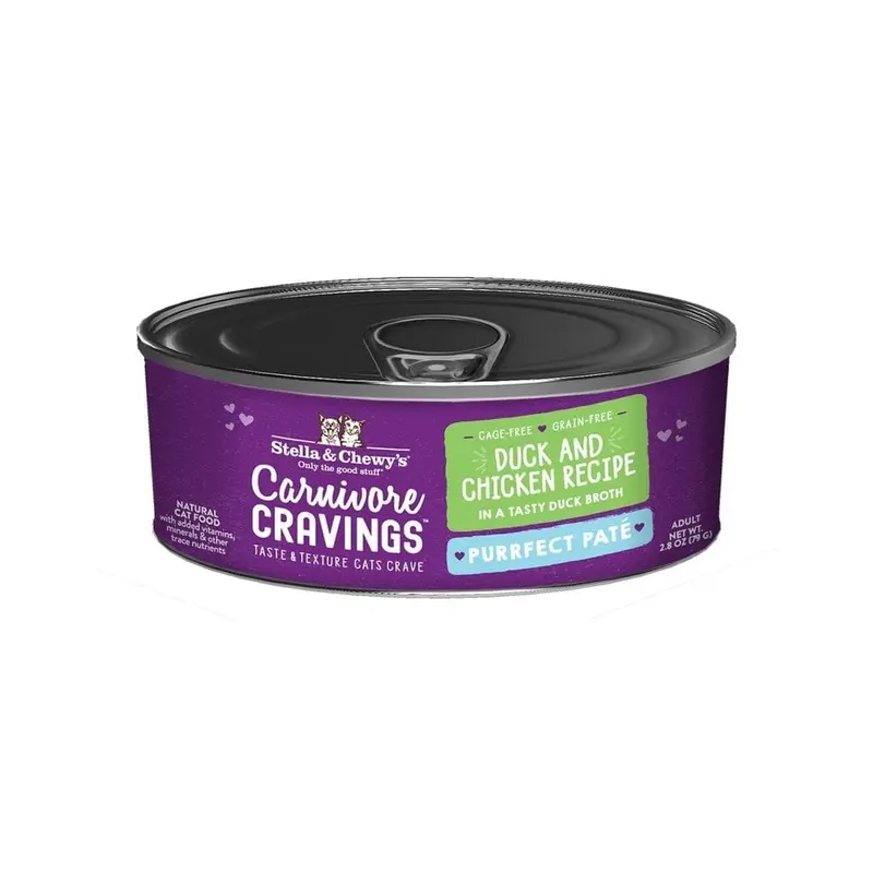 Stella & Chewy's 2.8 Carnivore Cravings Purrfect Duck & Chicken Pate