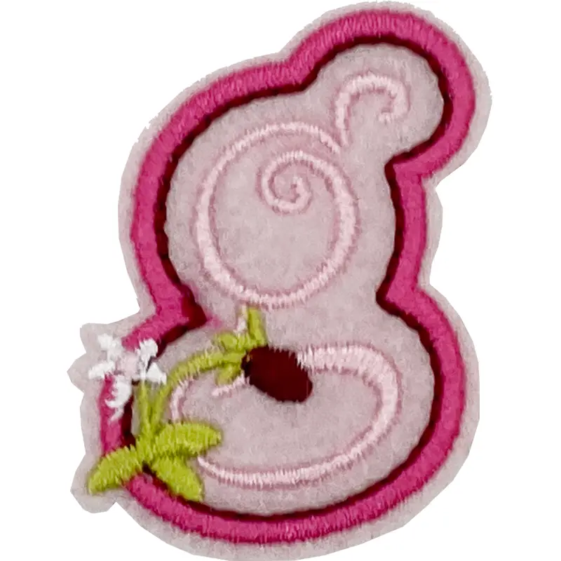 Curly Pink G - Patch