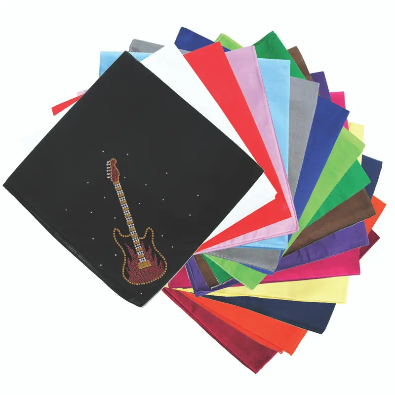 Guitar (Red & Gold) - Bandanna