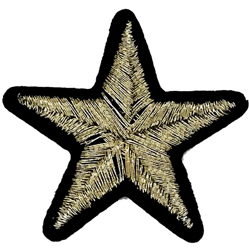 Pewter Metallic Star - Patch