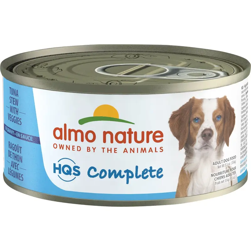 Almo Nature HQS Complete Tuna Stew With Veggies Canned Dog Food